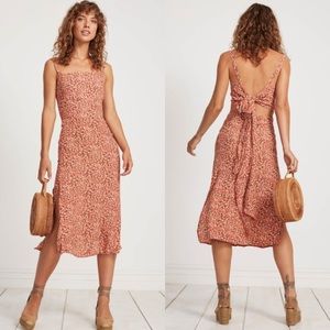NWT faithfull the brand katergo midi dress